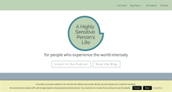 Desktop Screenshot of highlysensitiveperson.net